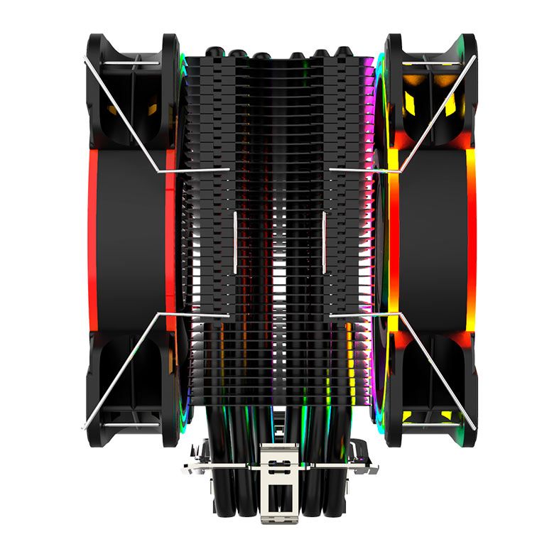 Cooler Para Processador Alseye H120D, Rainbow, 120mm, Preto, H120D-B-ALSEYE