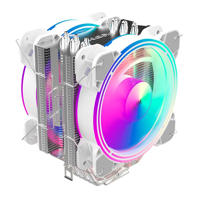 Cooler Para Processador Alseye H120D, ARGB, 120mm, Branco, H120D-W-ALSEYE