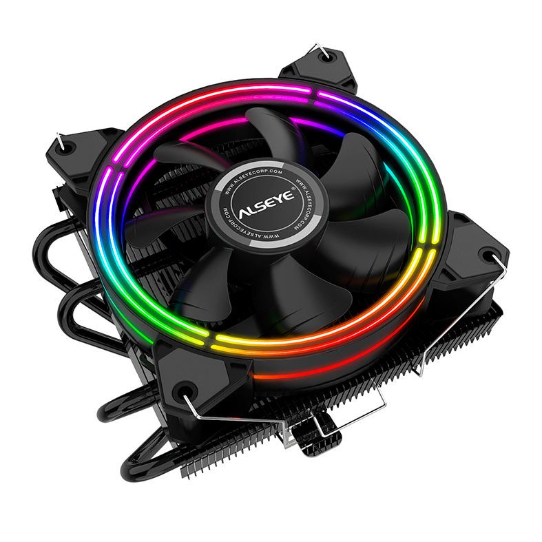 Cooler Para Processador Alseye H120T, Rainbow, 120mm, Preto, H120T-B-ALSEYE