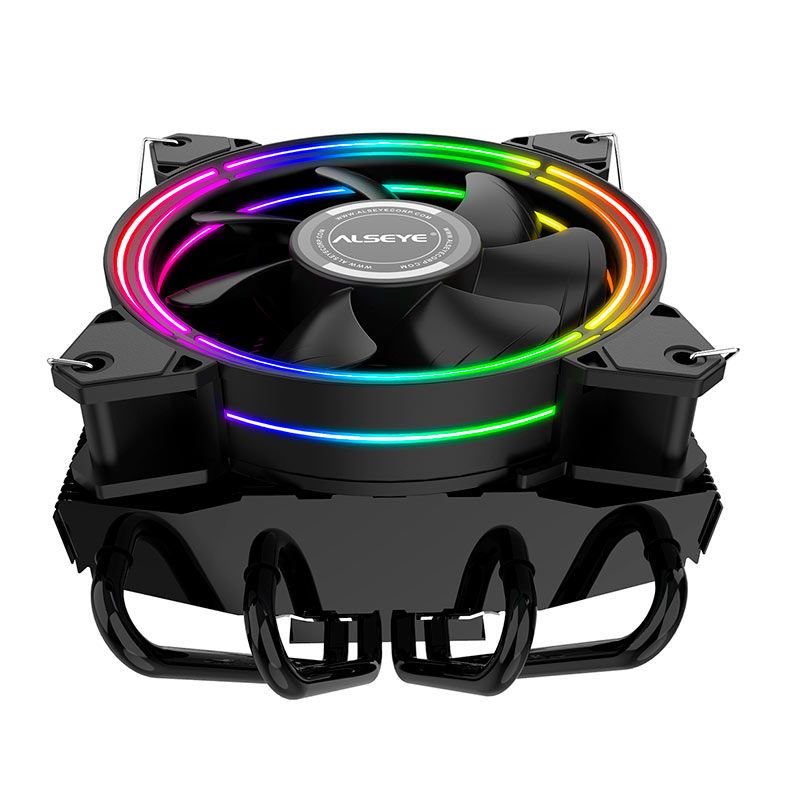 Cooler Para Processador Alseye H120T, Rainbow, 120mm, Preto, H120T-B-ALSEYE