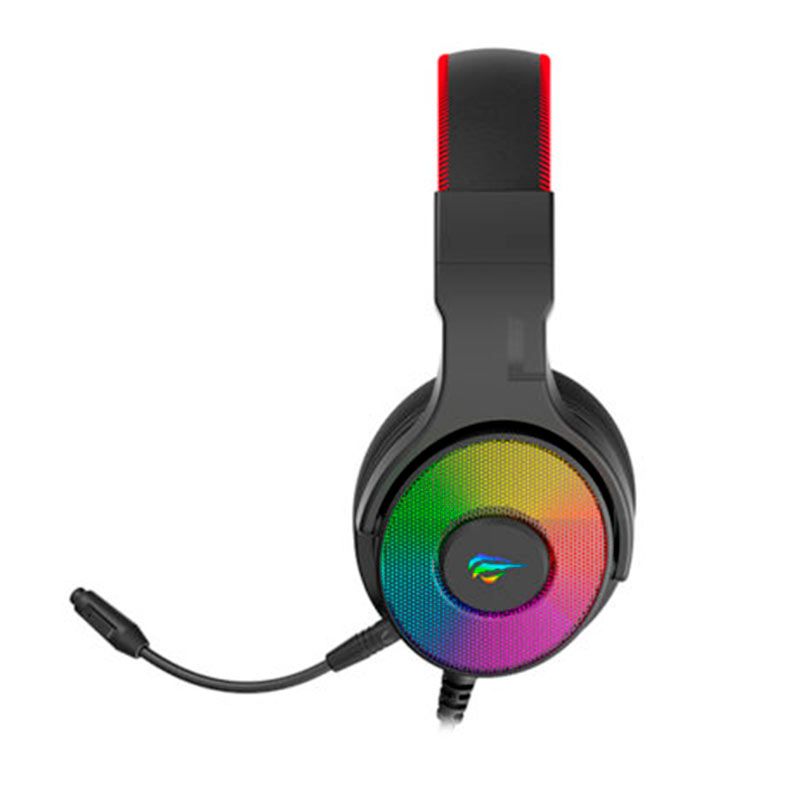 Headset Gamer Havit Gamenote H2028U, RGB, Drivers 50mm, Preto, H2028U