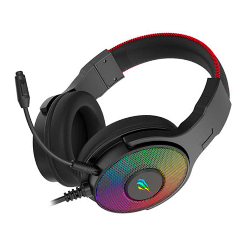 Headset Gamer Havit Gamenote H2028U, RGB, Drivers 50mm, Preto, H2028U