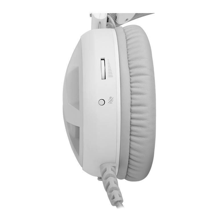 Headset Gamer Redragon Minos Lunar White 7.1 USB, H210W