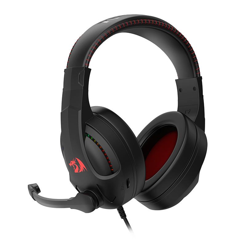 Headset Gamer Redragon Cronus, RGB, Drivers 40mm, Preto, H211-RGB