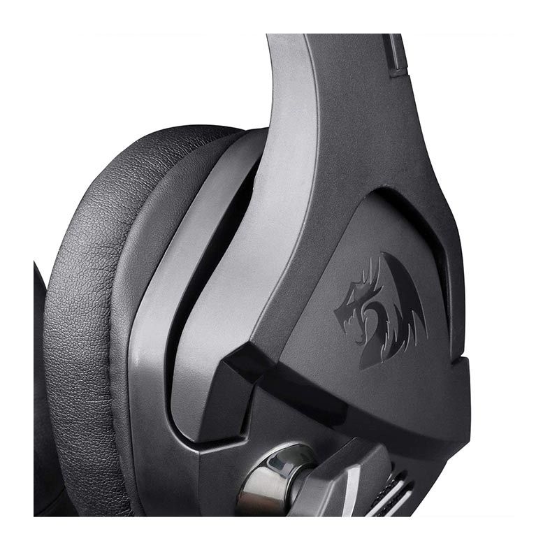 Headset Gamer Redragon Theseus, Drivers 53mm, Preto e Vermelho, H250