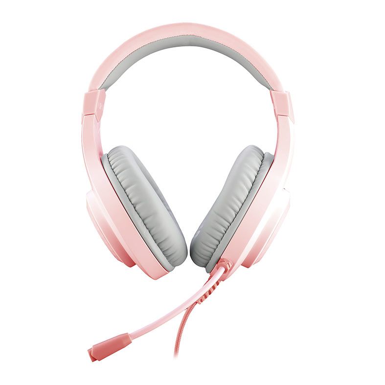 Headset Gamer Redragon Hylas, RGB, Drivers 50mm, Rosa, H260-P