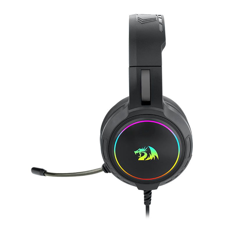 Headset Gamer Redragon Mento, RGB, Drivers 50mm, Preto, H270-RGB