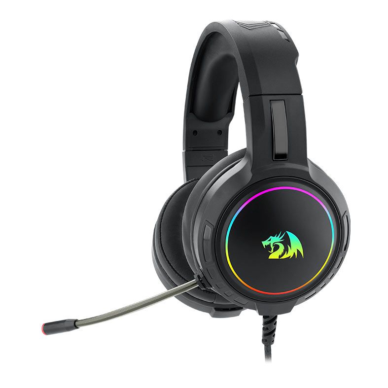 Headset Gamer Redragon Mento, RGB, Drivers 50mm, Preto, H270-RGB