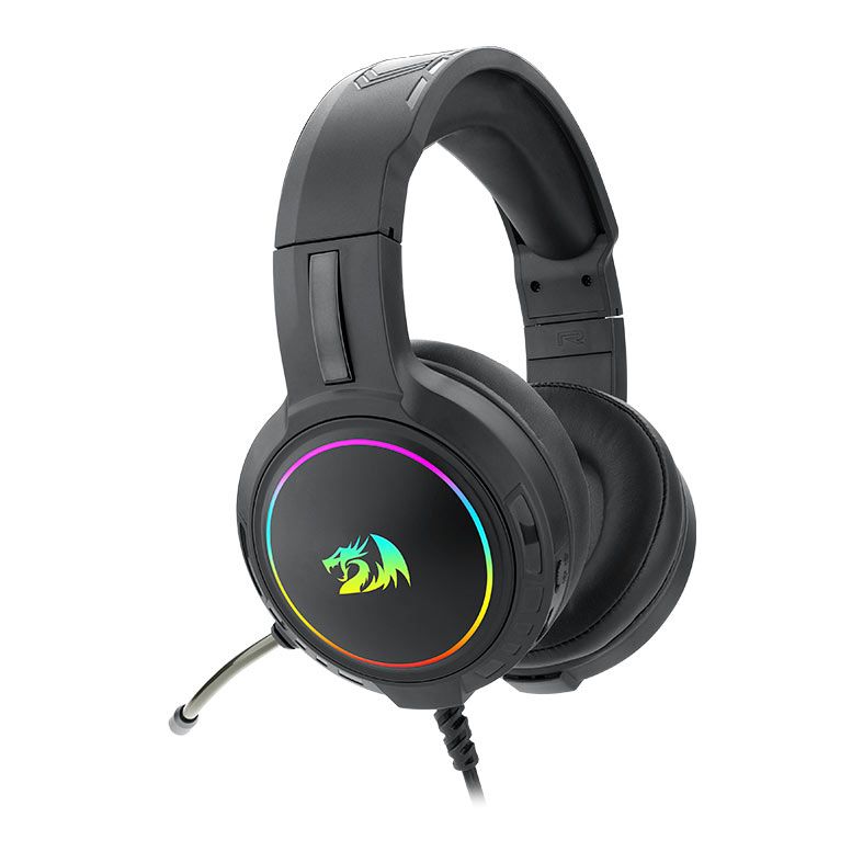 Headset Gamer Redragon Mento, RGB, Drivers 50mm, Preto, H270-RGB