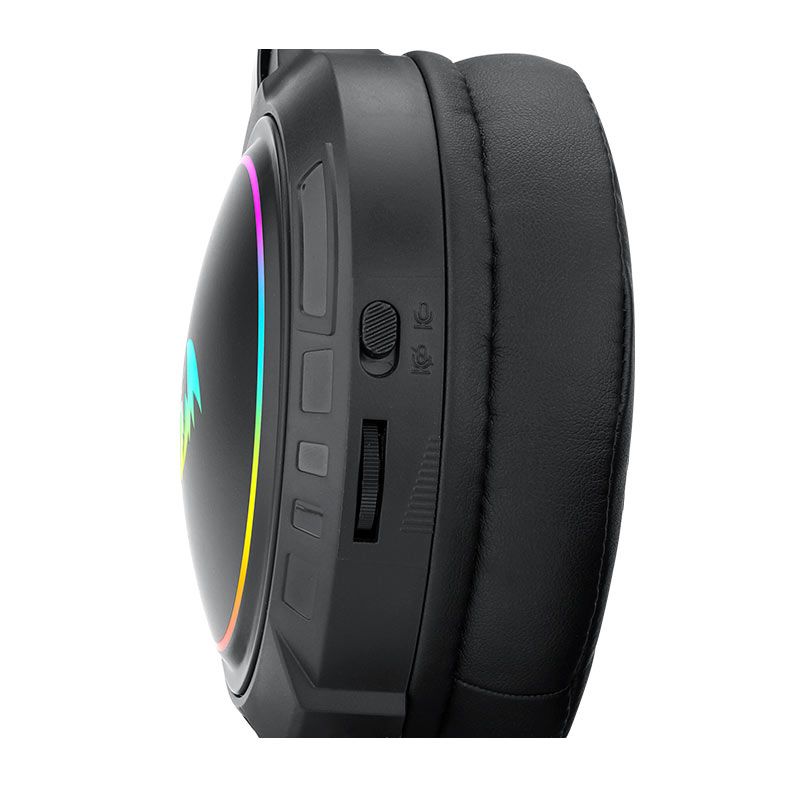 Headset Gamer Redragon Mento, RGB, Drivers 50mm, Preto, H270-RGB