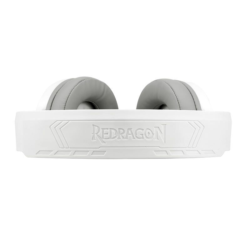 Headset Gamer Redragon Mento, RGB, Drivers 50mm, Branco, H270-W
