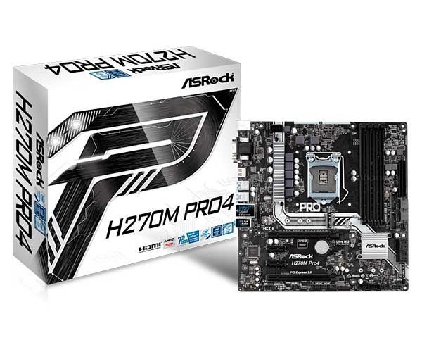 Placa Mãe ASRock H270M Pro4, LGA 1151 Chipset Intel H270 | Pichau