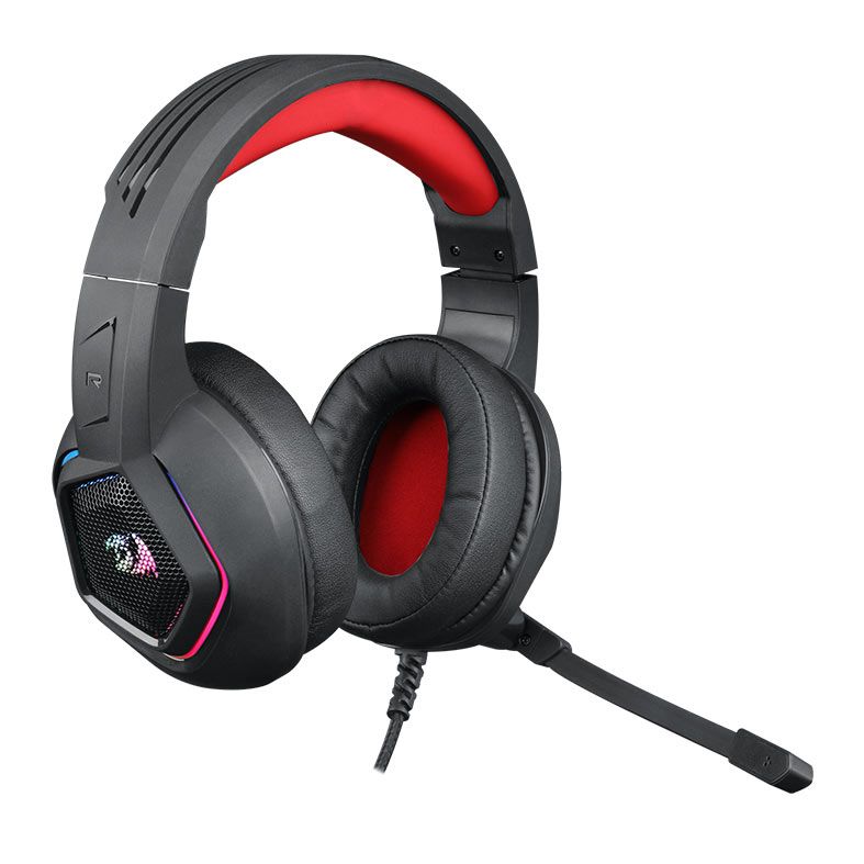 Headset Gamer Redragon Medea, RGB, Drivers 50mm, Preto, H280-MEDEA