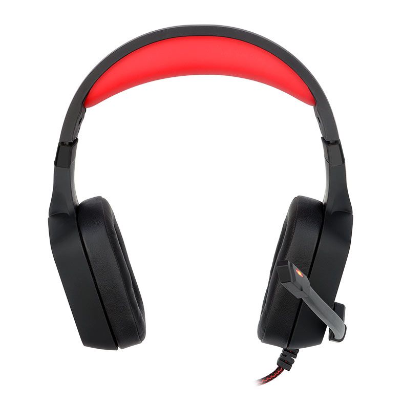 Headset Gamer Redragon Muses 2, Som Surround 7.1, Drivers 50mm, Preto e Vermelho, H310-1