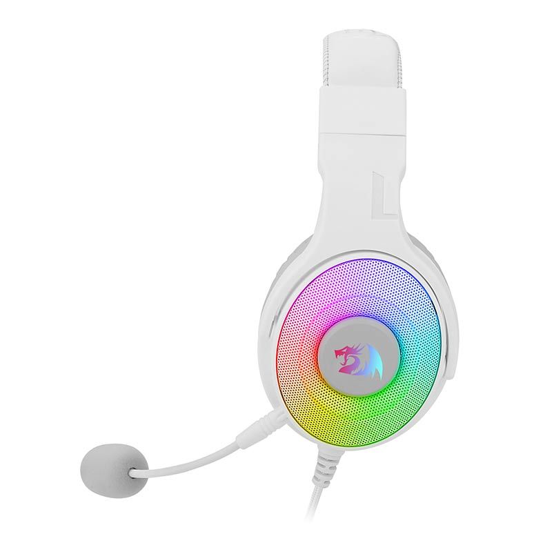 Headset Gamer Redragon Pandora 2 Lunar White RGB, H350W-RGB-1
