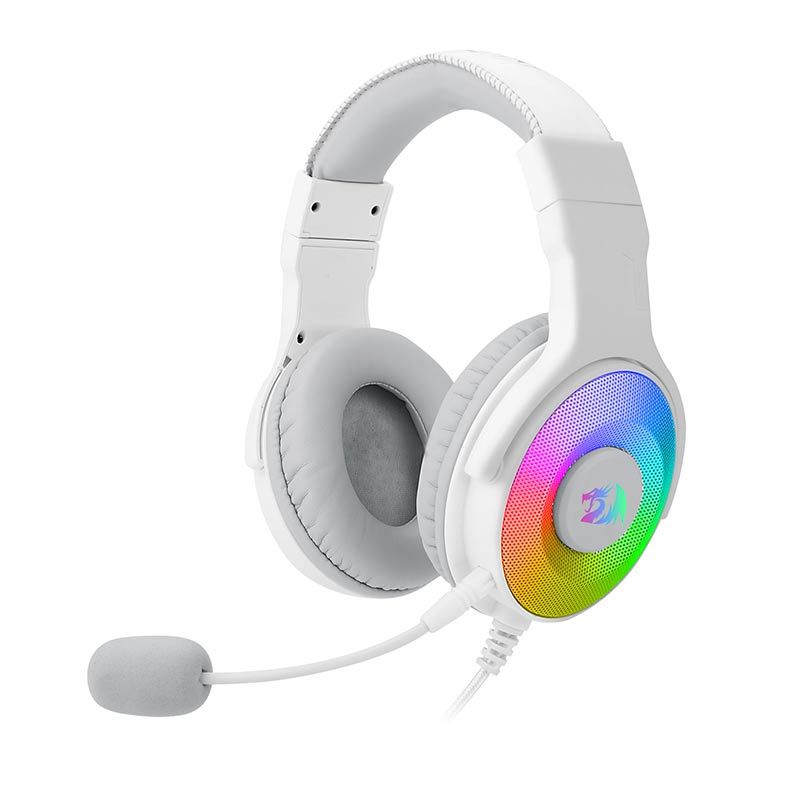 Headset Gamer Redragon Pandora 2 Lunar White RGB, H350W-RGB-1