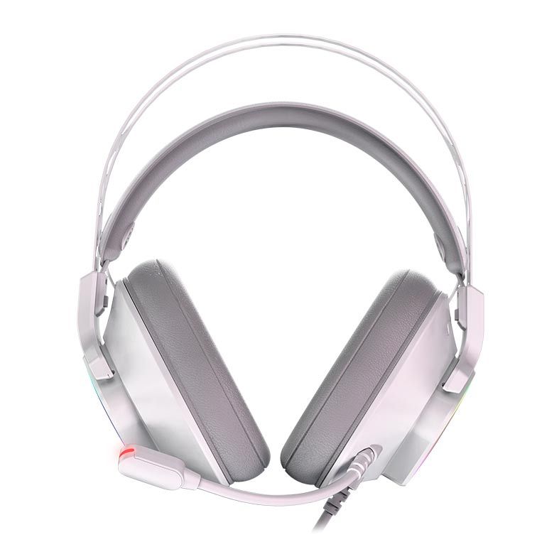 Headset Gamer Redragon Cadmus, RGB, Som Surround 7.1, Drivers 53mm, Branco, H370W-RGB