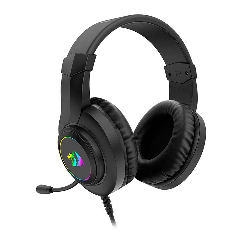 Headset Gamer Redragon Hylas, RGB, 7.1 Surround, Drivers de 50mm, USB, Preto, H371-RGB