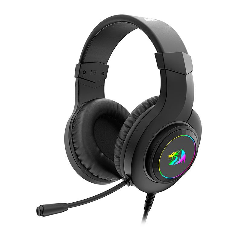 Headset Gamer Redragon Hylas, RGB, 7.1 Surround, Drivers de 50mm, USB, Preto, H371-RGB