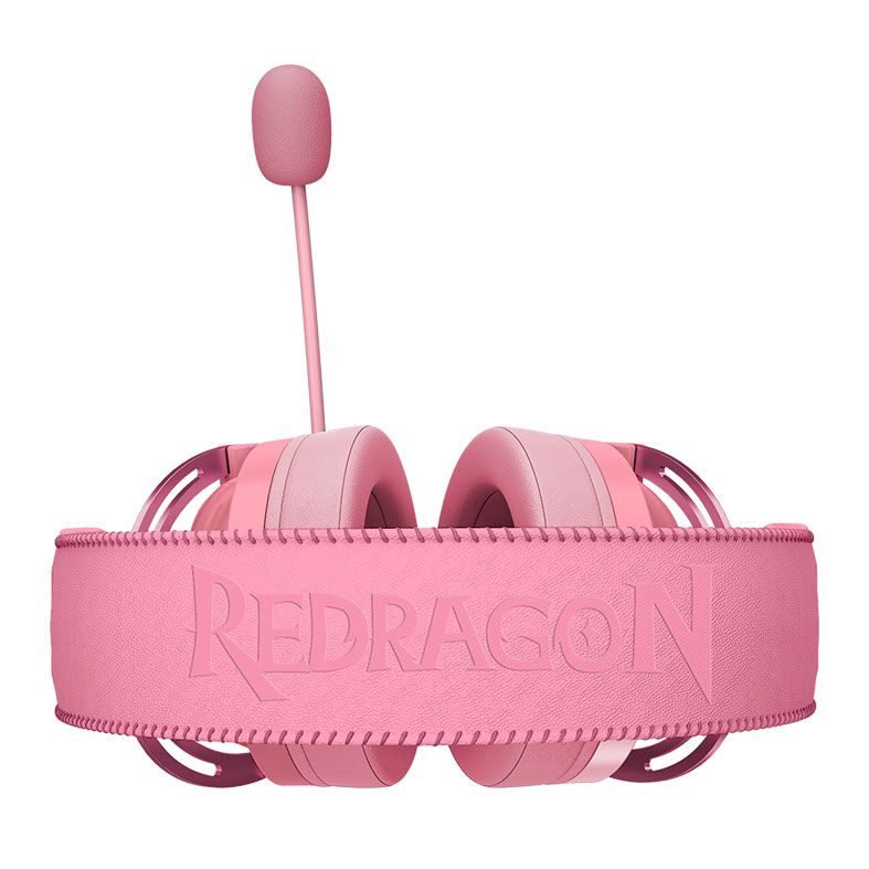 Headset Gamer Redragon Diomedes, Som Surround 7.1, Drivers 53mm, Rosa, H388-P