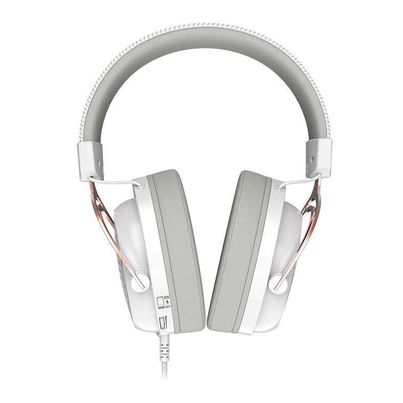 Headset Gamer Redragon Diomedes, Som Surround 7.1, Drivers 53mm, Branco, H388-W