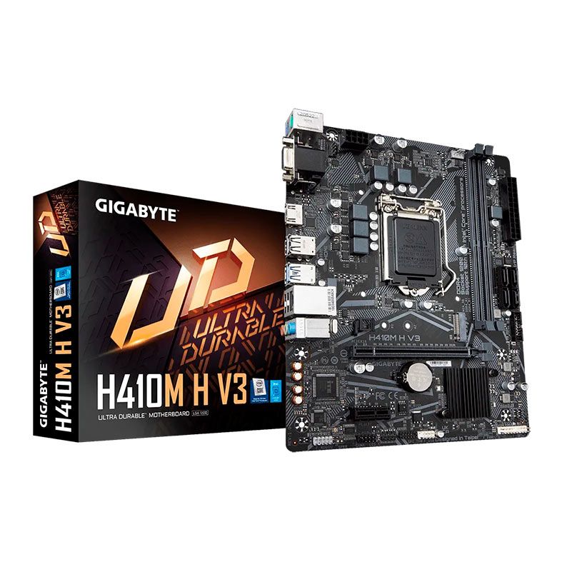 Placa Mae Gigabyte H410M H V3, DDR4, Socket LGA1200, M-ATX, Chipset Intel H510, H410M H V3