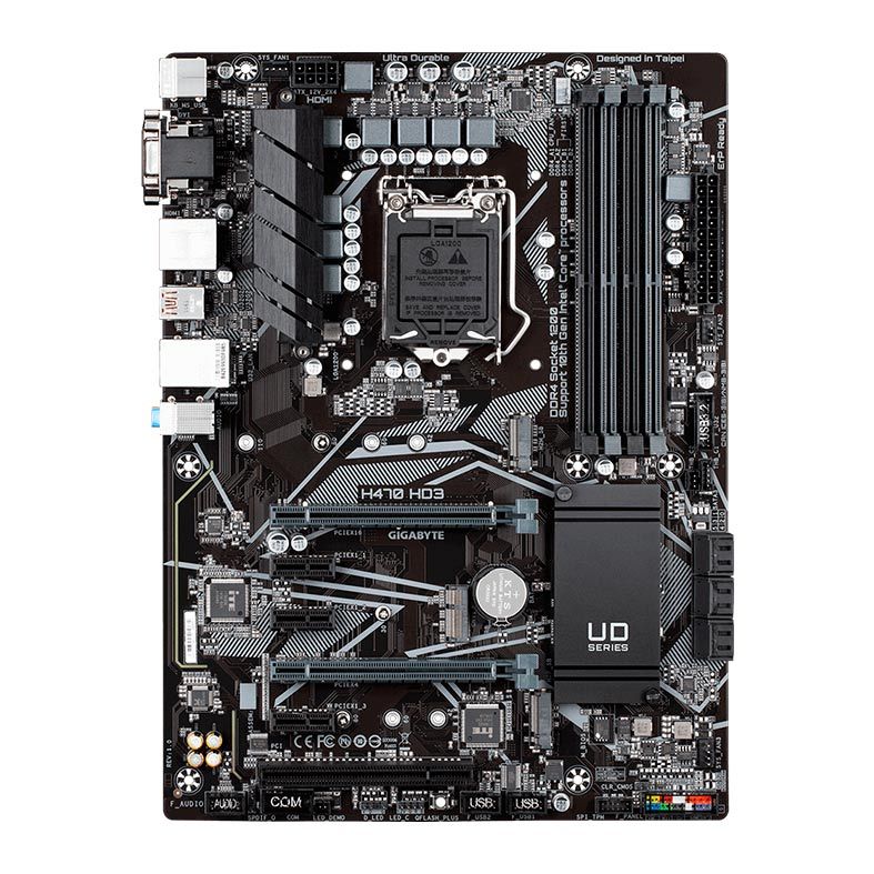 Placa Mae Gigabyte H470 HD3 DDR4 Socket 1200 Chipset Intel H470