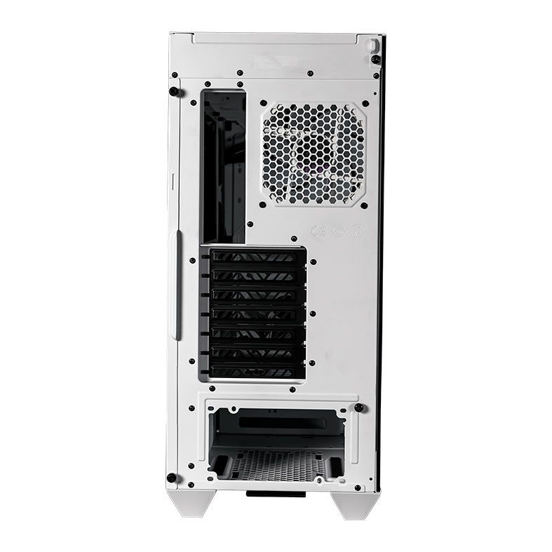 Gabinete Cooler Master HAF 500, ARGB, Mid-Tower, Lateral de Vidro, Com 4 Fans, Branco, H500-WGNN-S00