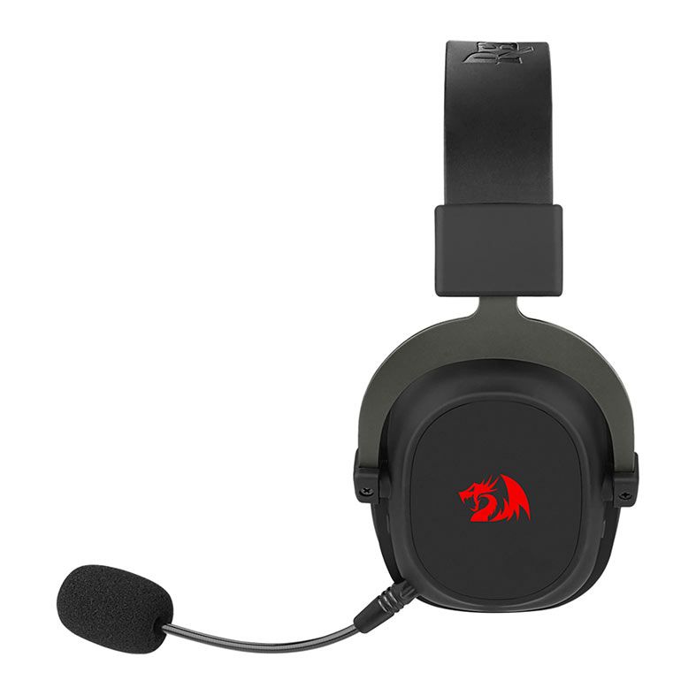 Headset Gamer Redragon Zeus Pro, Wireless, 7.1 Surround, Drivers 53mm, Preto, H510-PRO