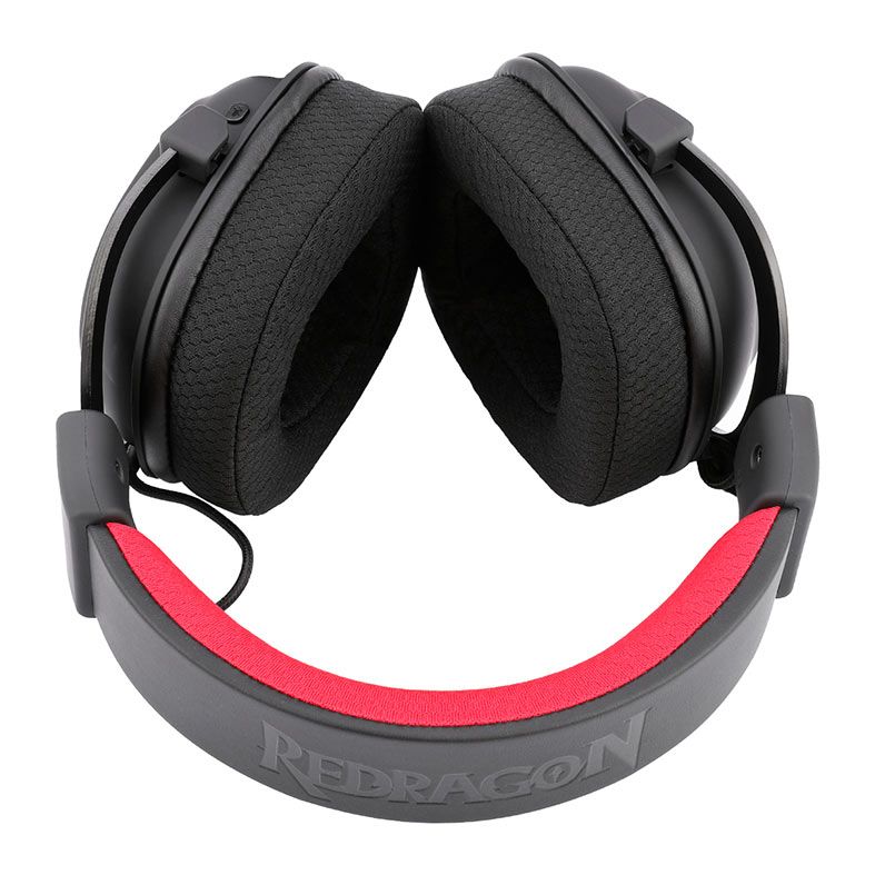 Headset Gamer Redragon Zeus Pro, Wireless, 7.1 Surround, Drivers 53mm, Preto, H510-PRO