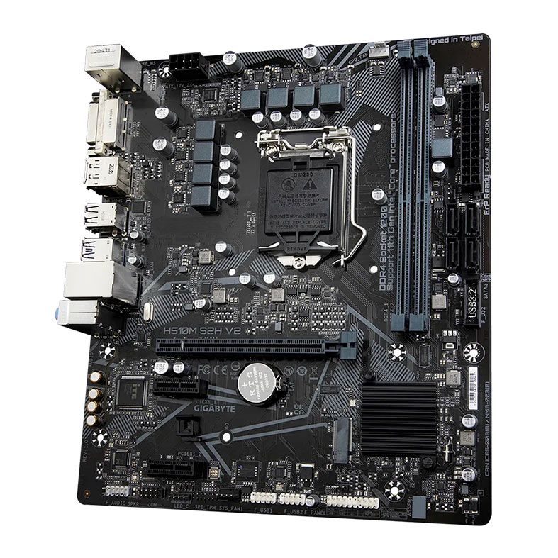 Placa Mae Gigabyte H510M S2H V2, DDR4, Socket LGA 1200, M-ATX, Chipset Intel H510, H510-S2H-V2