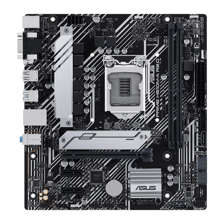 Placa Mae Asus Prime H510M-A R2.0, DDR4, LGA1200, M-ATX, Chipset Intel H470, PRIME-H510M-A-R2.0
