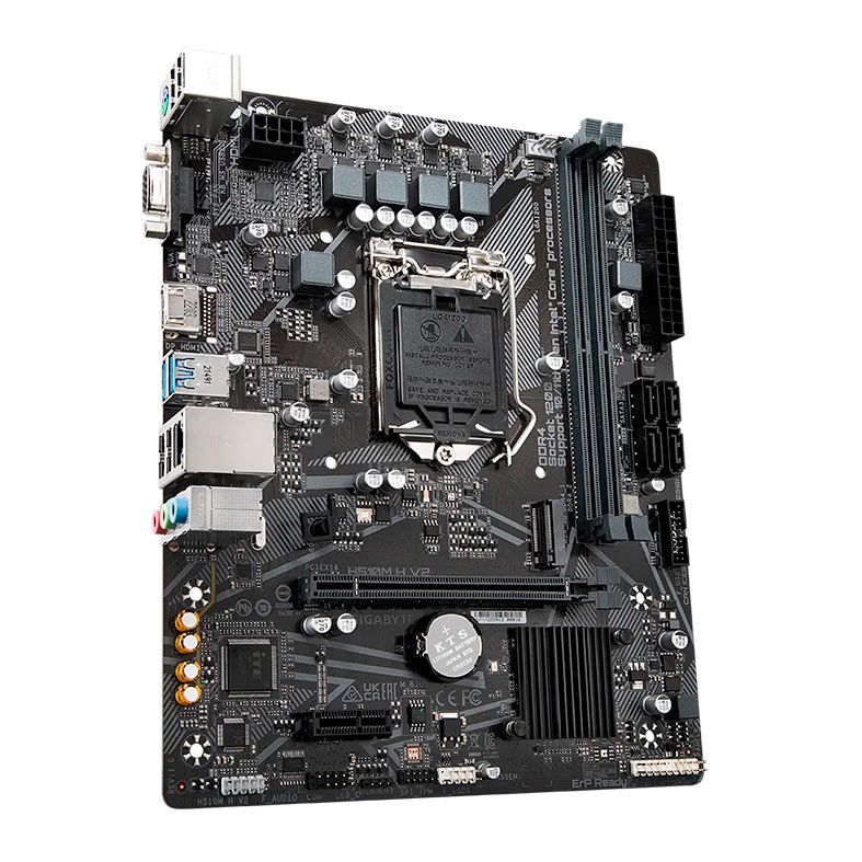 Placa Mae Gigabyte H510M H V2, DDR4, LGA 1200, M-ATX, Chipset Intel H470, H510M-H-V2