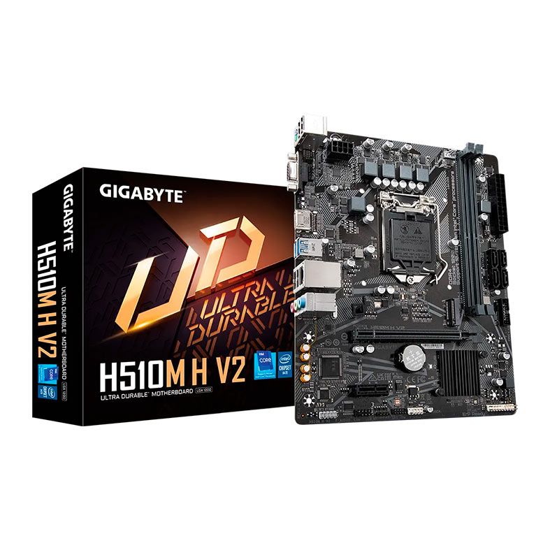Placa Mae Gigabyte H510M H V2, DDR4, LGA 1200, M-ATX, Chipset Intel H470, H510M-H-V2