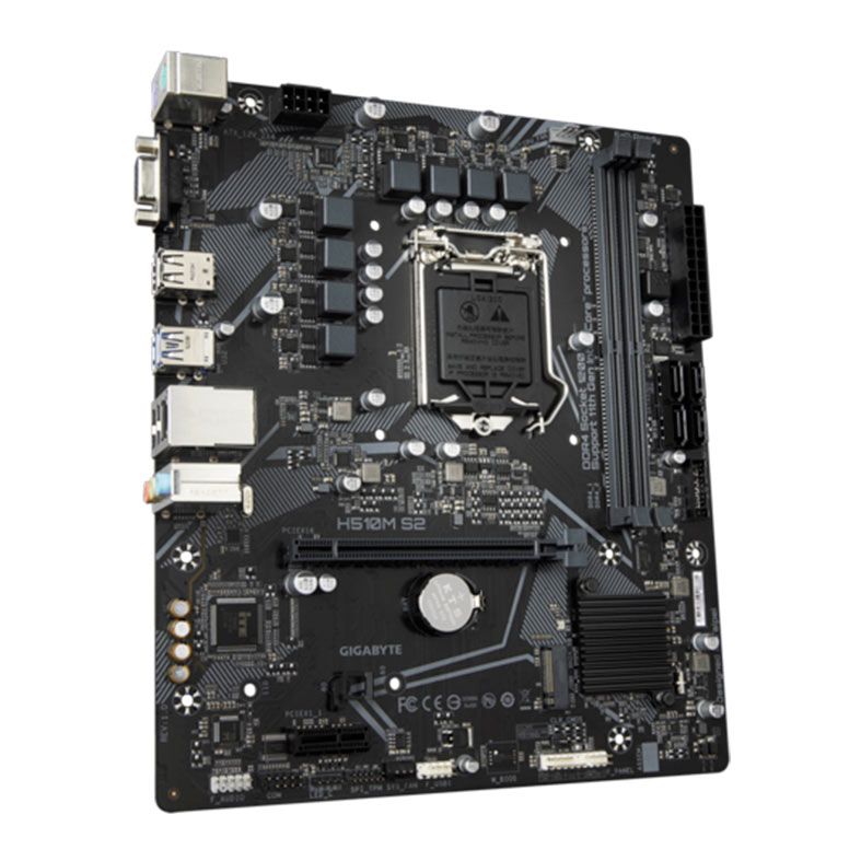Placa Mae Gigabyte H510M S2, DDR4, Socket LGA1200, M-ATX, Chipset Intel H510, H510M S2