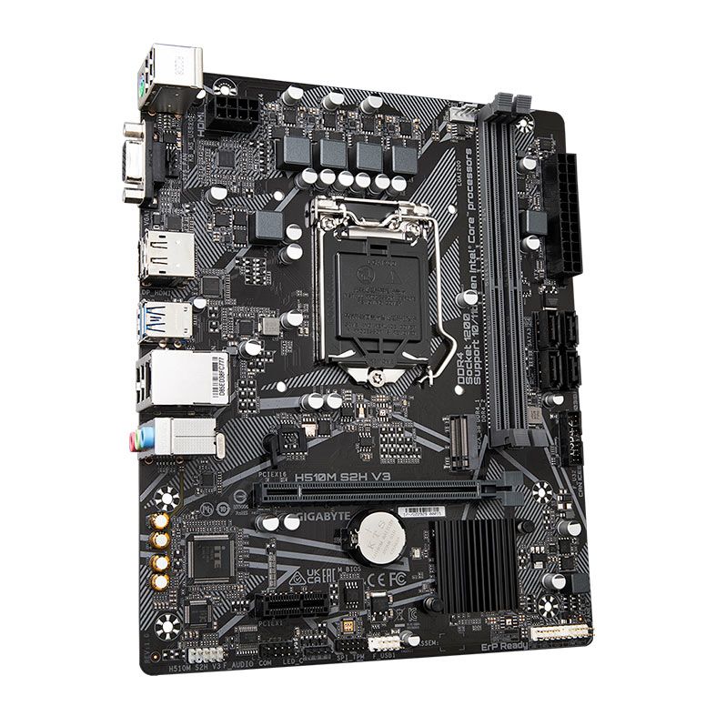 Placa Mae Gigabyte H510M S2H V3, DDR4, LGA 1200, M-ATX, Chipset Intel H470, H510M-S2H-V3
