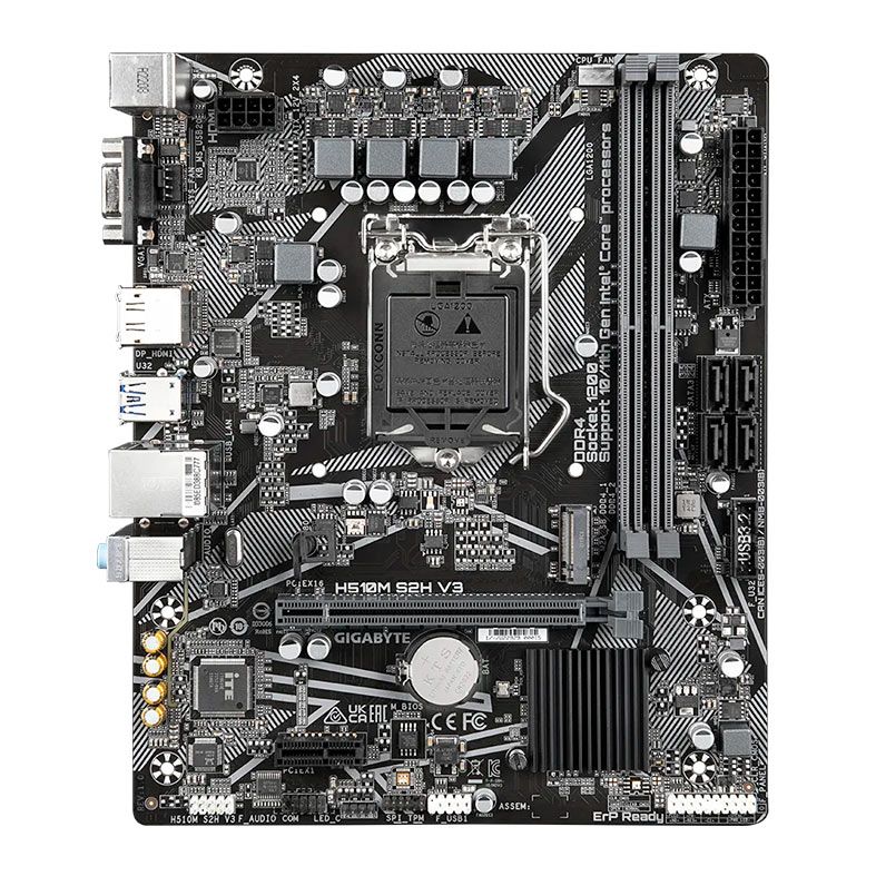 Placa Mae Gigabyte H510M S2H V3, DDR4, LGA 1200, M-ATX, Chipset Intel H470, H510M-S2H-V3