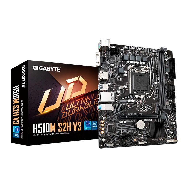 Placa Mae Gigabyte H510M S2H V3, DDR4, LGA 1200, M-ATX, Chipset Intel H470, H510M-S2H-V3