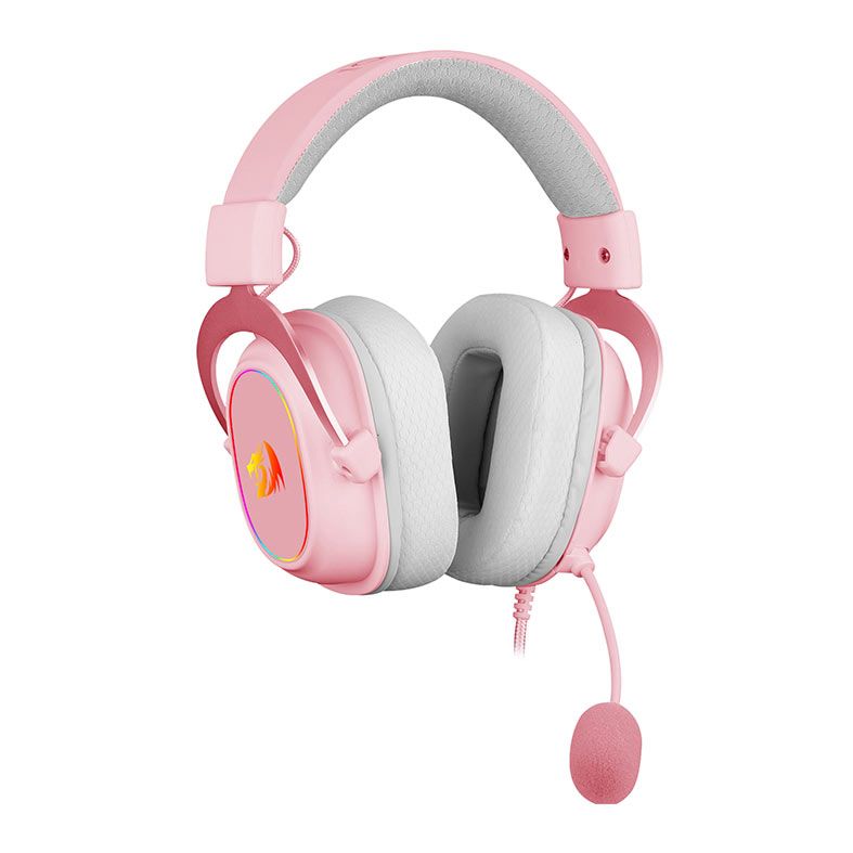 Headset Gamer Redragon Zeus X, RGB, Som Surround 7.1, Drivers 53mm, Rosa, H510RGB-PINK