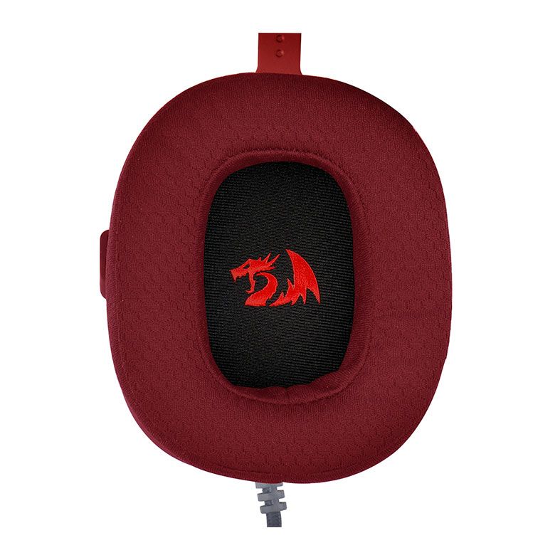 Headset Gamer Redragon Zeus X, RGB, Som Surround 7.1, Drivers 53mm, Vermelho e Branco, H510RGB-RED