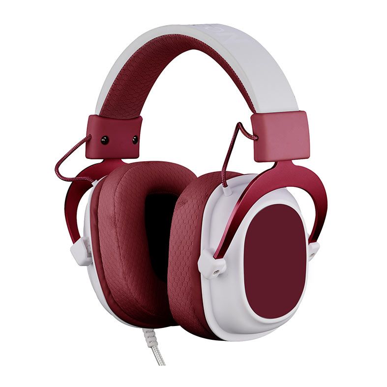 Headset Gamer Redragon Zeus X, RGB, Som Surround 7.1, Drivers 53mm, Vermelho e Branco, H510RGB-RED