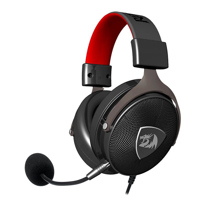 OPENBOX Headset Gamer Redragon Icon, 7.1 Surround, Drivers 50mm, Preto e Verelho, H520