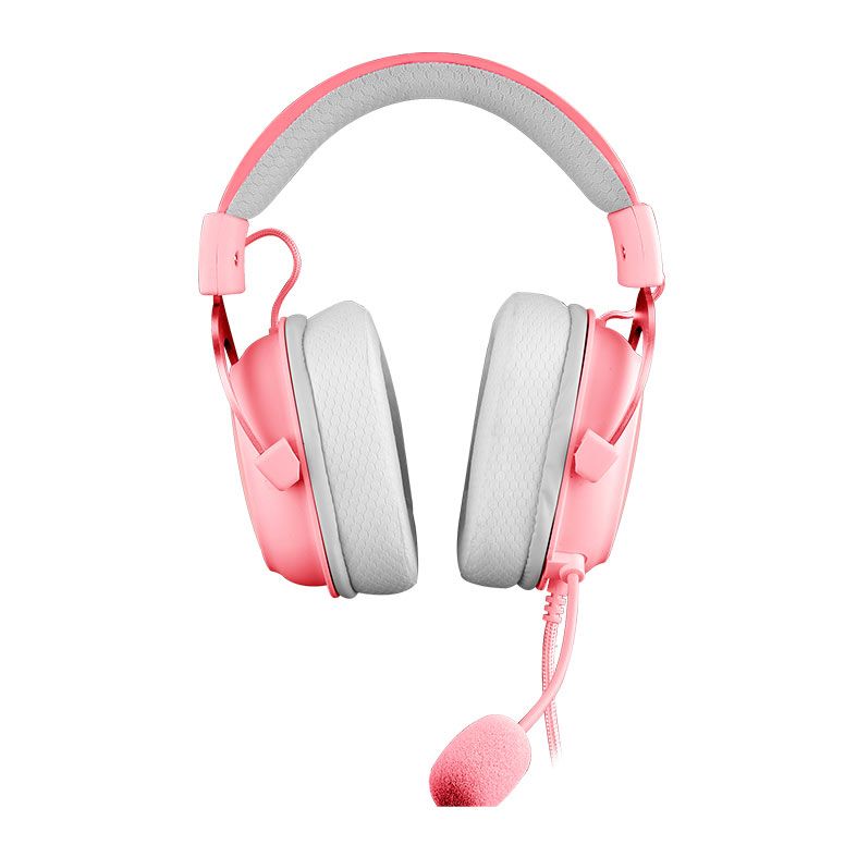 Headset Gamer Redragon Hero, Drivers 53mm, Rosa, H530-P