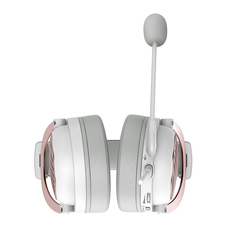 Headset Gamer Redragon Luna, Drivers 53mm, Branco, H540W
