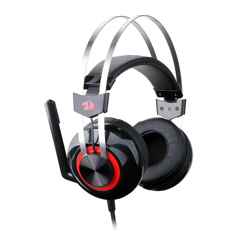 Headset Gamer e Suporte Redragon Talos, H601-1