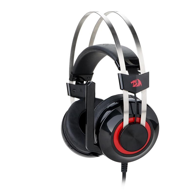 Headset Gamer e Suporte Redragon Talos, H601-1