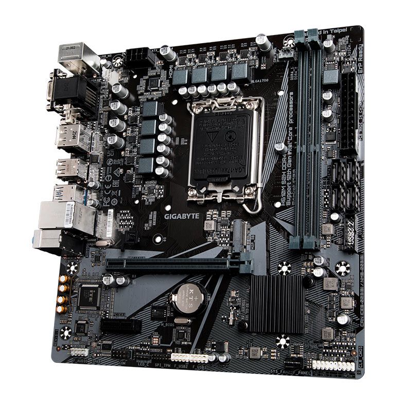 Placa Mae Gigabyte H610M S2H DDR4, Socket 1700, M-ATX, Chipset Intel H610, H610M-S2H-DDR4
