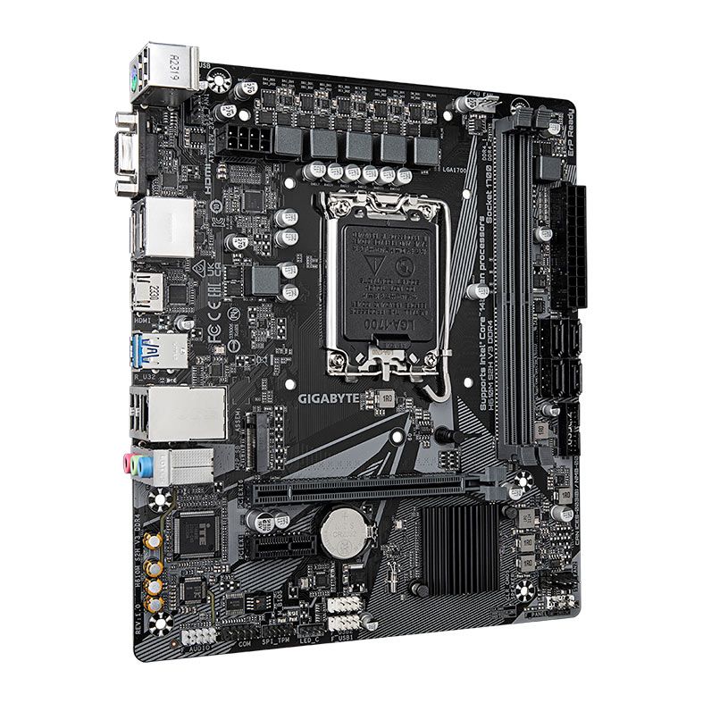 Placa Mae Gigabyte H610M S2H V3 DDR4, LGA1700, M-ATX, Chipset Intel H610, H610M-S2H-V3-DDR4