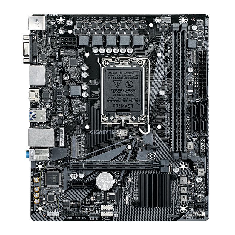 Placa Mae Gigabyte H610M S2H V3 DDR4, LGA1700, M-ATX, Chipset Intel H610, H610M-S2H-V3-DDR4