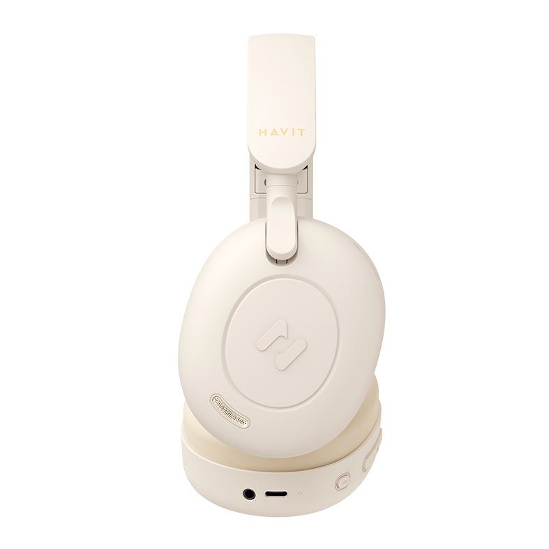 Headphone Havit H655BT, Drivers 40mm, Wireless, Bege, H655BT-BG